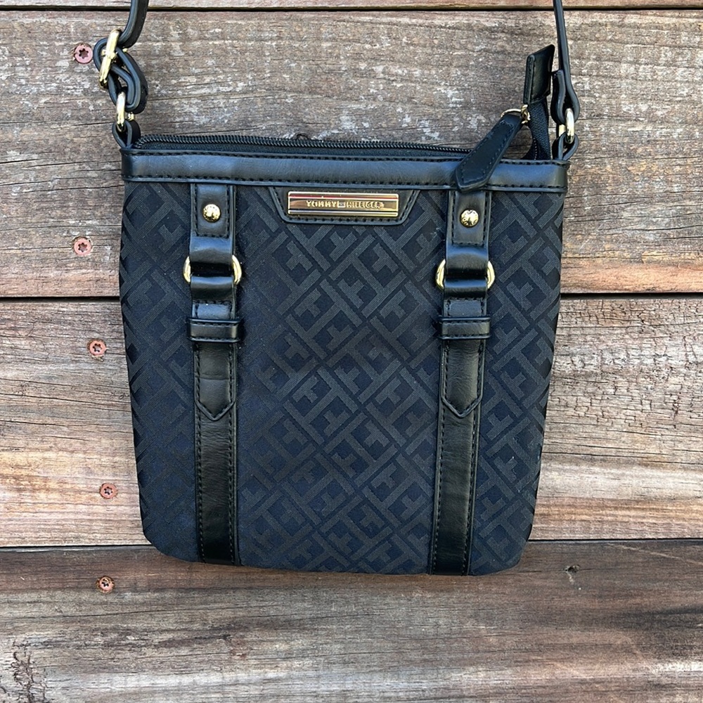 Tommy Hilfiger Black /Alpaca Logo Sm Crossbody Bag